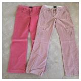 (2) Sz 8 The Limited Courderoy Pants