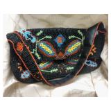 Christiana Black Beaded Handbag