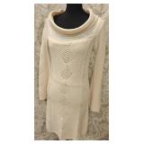 Laundry By Design Cream Wool Dress Sz MD