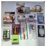 Birthday Candles,Raffia & Salad Dressing Plastic