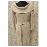 Laundry By Design Cream Wool Dress Sz MD