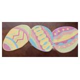36" Heavy Beaded Easter Egg Table Runner