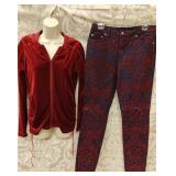 Sno Skins Hoodie (M) & Tru LUXE Jeans Sz (8)