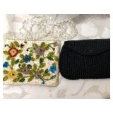 (2) VTG Beaded Change Purses