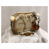 Kelly Kathleen Handmade Beaded Clutch w/Beaded