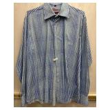 Sz: XL Luchiano Visconti Menï¿½s Blue Shirt