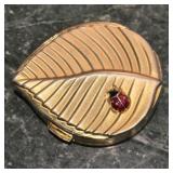 Vintage Estï¿½e Lauder "Ladybug" Gold-toned Metal