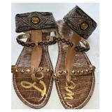 Sz 8 Sam Edelman Gabrianna Beaded T-strap