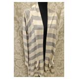 Kokun Cashmere Striped Sweater Sz MD