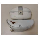 Dior and Dolce & Gabbana White Zipper Eyeglasses