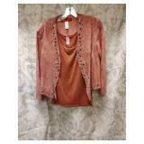 Anne Klein Coral Tank & Jacket