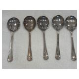 (5) Large Spoons Insignia Plate L&H EPNS A1