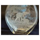 Gorgeous Queen Lace Crystal Vase Engraved with an