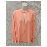 Sz Med BCBGMAXAZRIA Silk Shirt