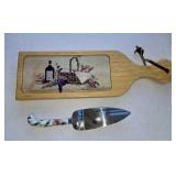 Wine & Cheese Board + Cheese Knife