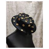 Whittall & Shon Designer Black Pinbuttoned