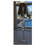 17.5" Candle Holder w/Metallic Shade