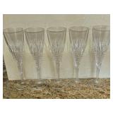 (5) 9" Champagne Flutes