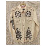 Johnny Was 3j Workshop Button Down Top