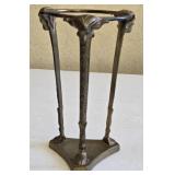 7" Vintage Brass Rams Head Stand