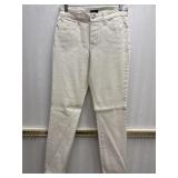 Sz: 6  ï¿½NYDJï¿½ Womenï¿½s White Crï¿½me Pants