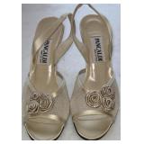 Pancalddi Champagne Satin and Textured fabric