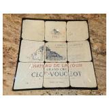 10 x 10 Glass Trinket Dish & 3 Salt Cellars