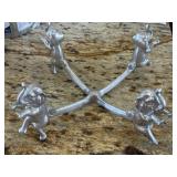 Vintage1986 Arthur Court Aluminum Stand Vase Pot