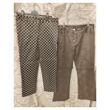Banana Republic & AZI Pants Sz 8/10