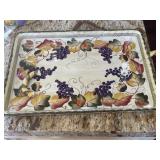 Listen & Things 20" Serving Platter with Handles