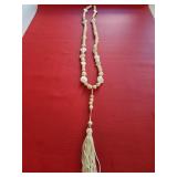 Pearl Necklace w/Tassel
