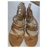Sz 8 Vince Camuto Lynzia Gladiator Flat Sandals
