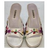 Sz 7.5 Caparros Sequined Embellished Heels