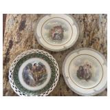 Antique Z S & CO Bavaria 6ï¿½ Plate Woman and