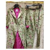 Corey Lynn Calter Floral Pink and Green Pantsuit