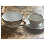 Bavaria Double Handle Teacup & Bavaria Teacup Set
