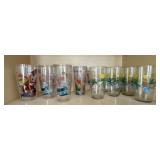 (4) Tumblers & (6) Beachy Glasses