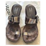 Sz 7.5 Donald Pliner Dacio Wedge Sandals