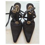 Sz 7.5 Carlos Santana Pointed Toe Embellished