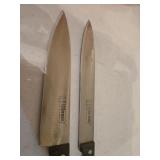 (2) Vintage LC Germain Rostfrei Edelstahl Acier