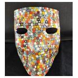 6"ï¿½6" Murano Glass Venetian Bauta Mask