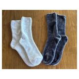 (2) Pairs of Warm Fuzzy Socks