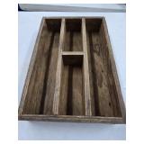 Wood Divided Storage Box