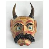 Vintage Mexican Folk Art Hand Carved Wooden