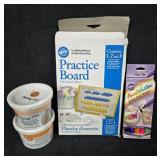 Piping Gel, Practice Board & Food Water Markers
