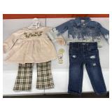 NWT Sz 18 Months Daisy Fuentes Set & Blue Jean