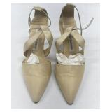 Sz 7-7.5  Manolo Blahnik Satin d