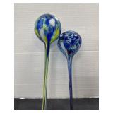 (2) Lexi Home Self, Glass Plant Globes