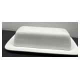 White Porcelain, Butter Dish