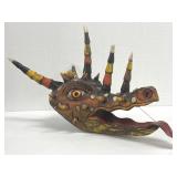 Mexican Folk Art Large Dragon Carnival Mask